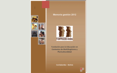 Memoria institucional 2012