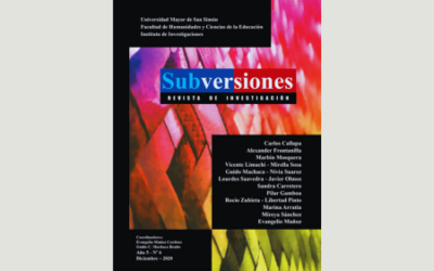 Subversiones, revista de investigaciones No 6. Rastros y rostros tras el barbijo