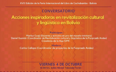 Conversatorio. Acciones inspiradoras en revitalización cultural y lingüística en Bolivia